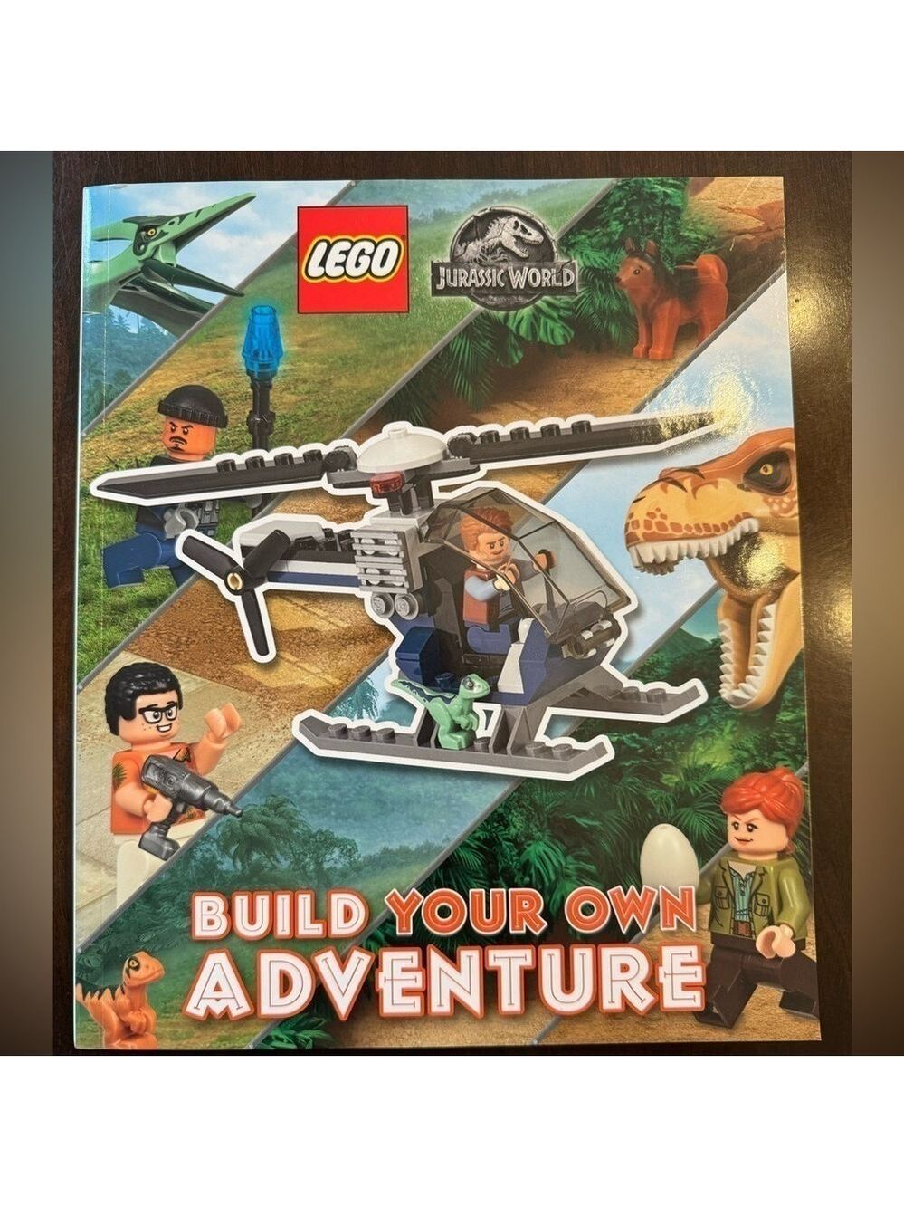 Lego Jurassic World Build Your Own Adventure 2020 Book.